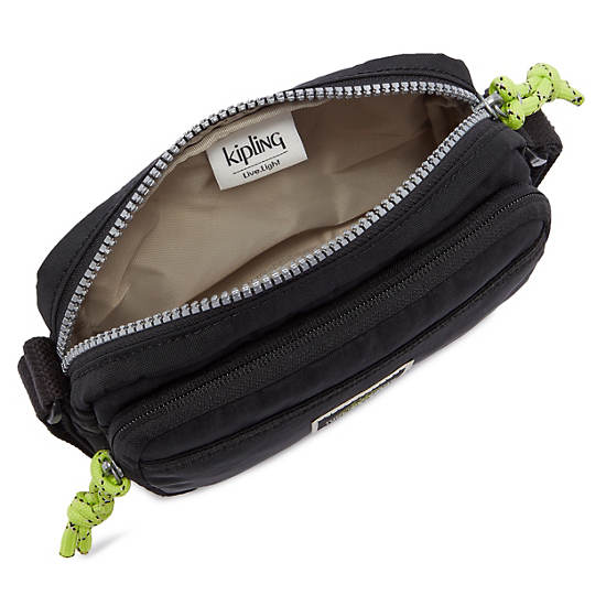 Kipling Sisko Crossbody Táska Fekete | HU 1230HA